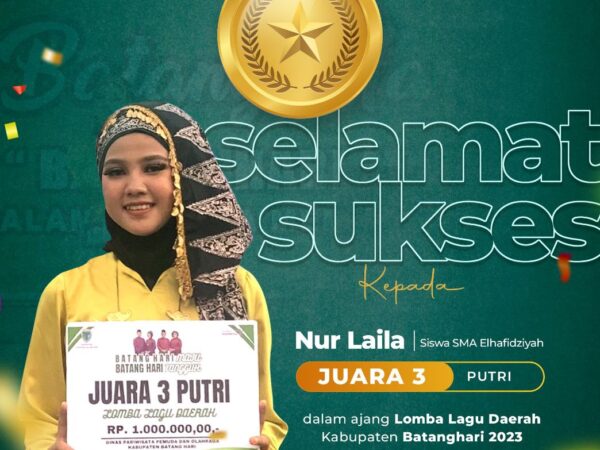 SELAMAT & SUKSES KEPADA NUR LAILA