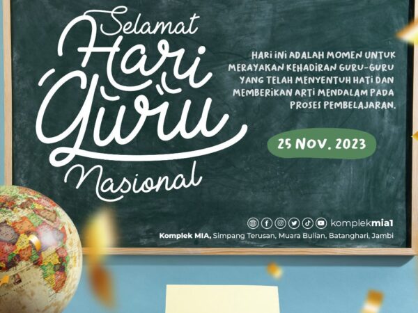 SELAMAT HARI GURU NASIONAL 25 NOVEMBER 2023