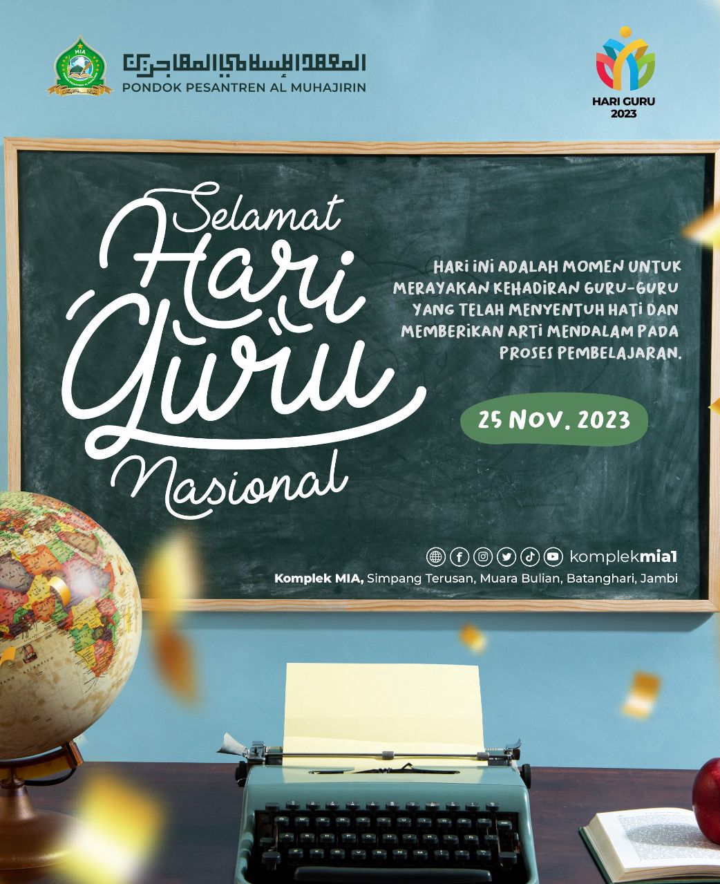 SELAMAT HARI GURU NASIONAL 25 NOVEMBER 2023