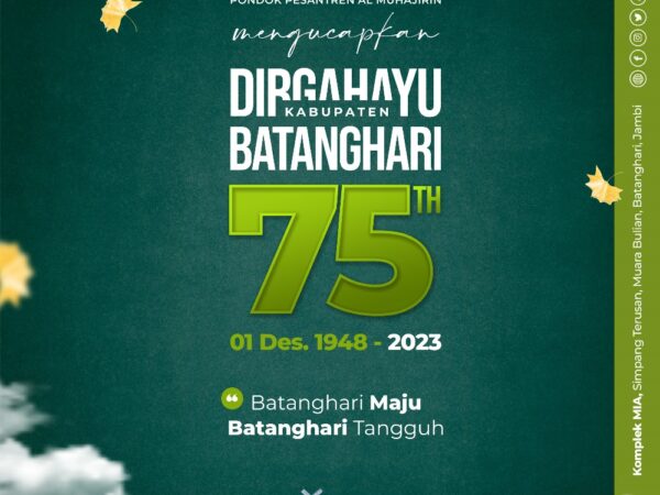 DIRGAHAYU KAB. BATANGHARI KE-75
