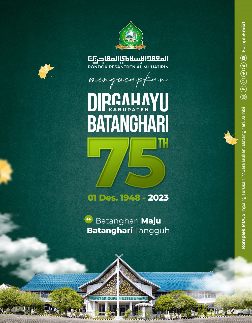 DIRGAHAYU KAB. BATANGHARI KE-75