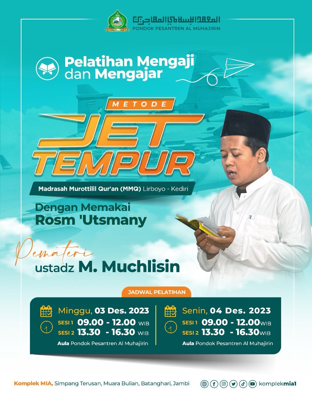PELATIHAN MEGAJI & MENGAJAR METODE JET TEMPUR