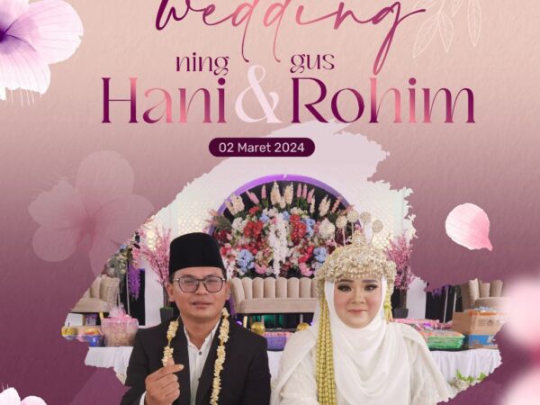 HAPPY WEDDING GUS ROHIM & NING HANI
