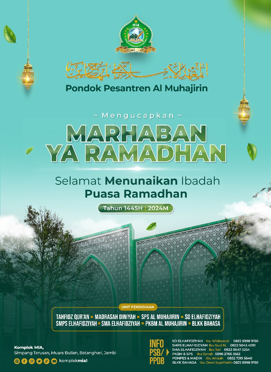 MARHABAN YA RAMADHAN 1445 H/ 2024 M