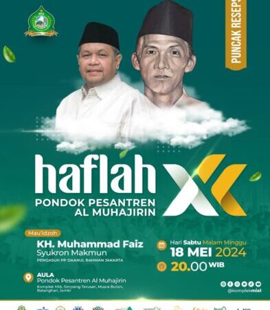 Puncak Resepsi Haflah Khataman Pondok Pesantren Al Muhajirin Digelar Meriah