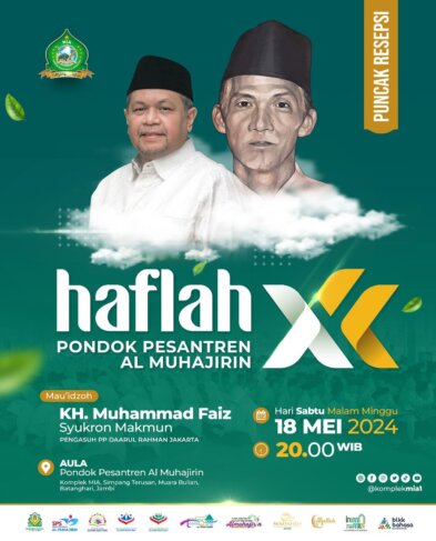Puncak Resepsi Haflah Khataman Pondok Pesantren Al Muhajirin Digelar Meriah