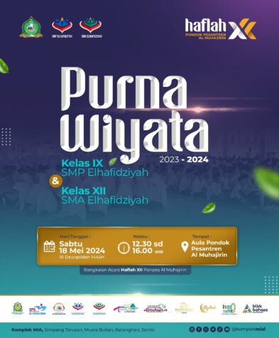 Pondok Pesantren Al Muhajirin Gelar Haflah Wisuda dan Purna Wiyata Santri