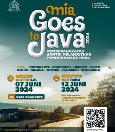 Keberangkatan Santri MIA Goes to Java 2024