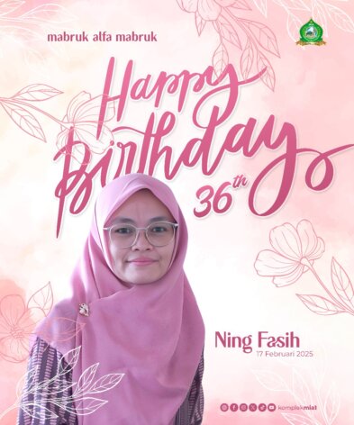 "Mabruk Alfa Mabruk"  Selamat Ulang Tahun ke-36 untuk Ning Fasih