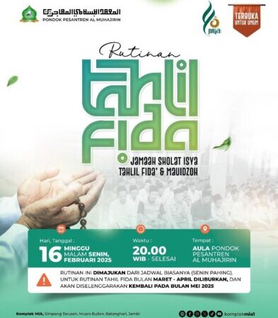 Rutinan Tahlil Fida' Pondok Pesantren Al-Muhajirin