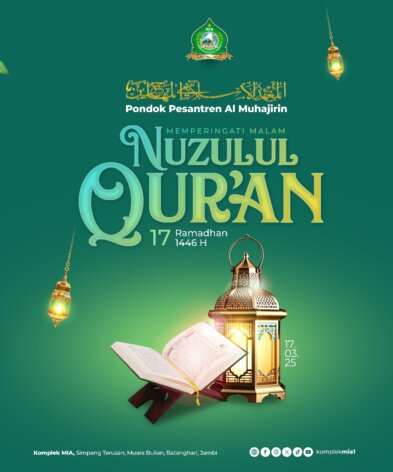 Memperingati Malam NUZULUL QUR'AN 17 RAMADHAN 1446 H