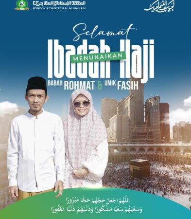 Selamat Menunaikan Ibadah Haji, Babah Rohmat & Umik Fasih