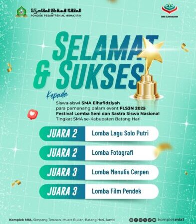 SMA Elhafidziyah Raih Juara di FLS2N 2025 Kabupaten Batang Hari