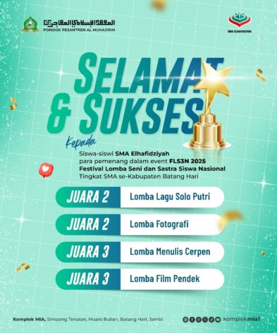SMA Elhafidziyah Raih Juara di FLS2N 2025 Kabupaten Batang Hari